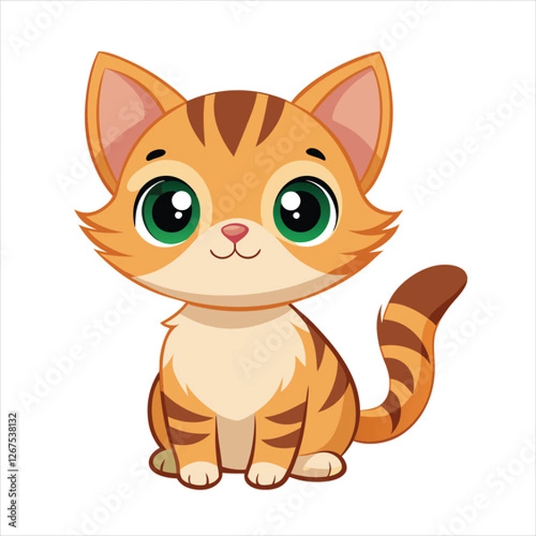 Fototapeta cute cat design 