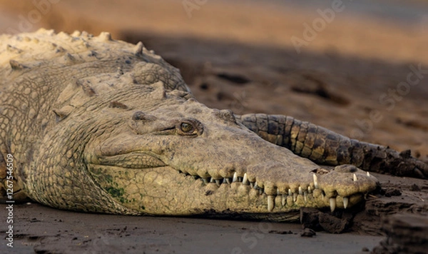 Fototapeta American crocodile