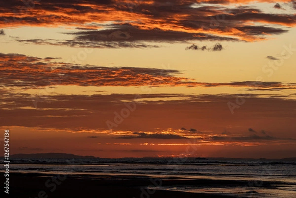Obraz sunset on the beach