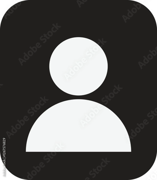 Fototapeta Person Icons People vector,Contact icon vector EPS Files Transparent,Adobe illustration 