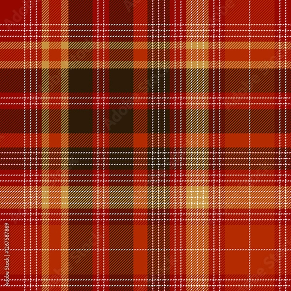 Fototapeta Tartan Scotland seamless plaid pattern.