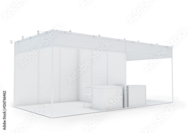 Obraz Blank exhibition stand.