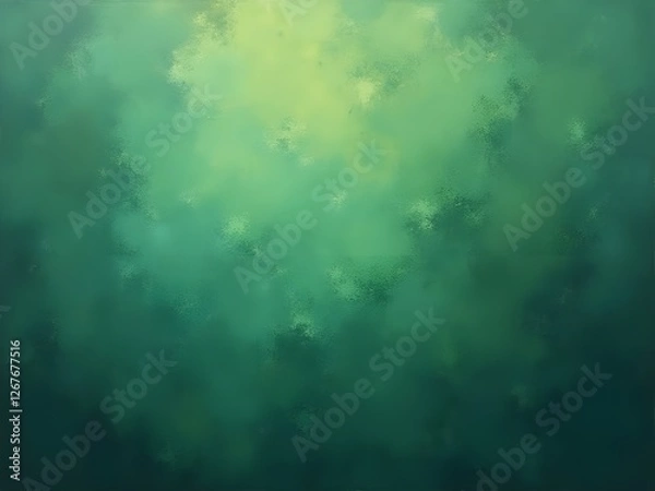 Obraz Abstract background cloudy paint texture green colour, no design suitable for adding text