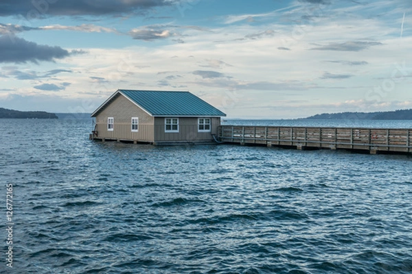 Obraz Pier At High Tide
