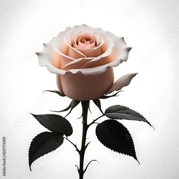 Obraz A delicate rose