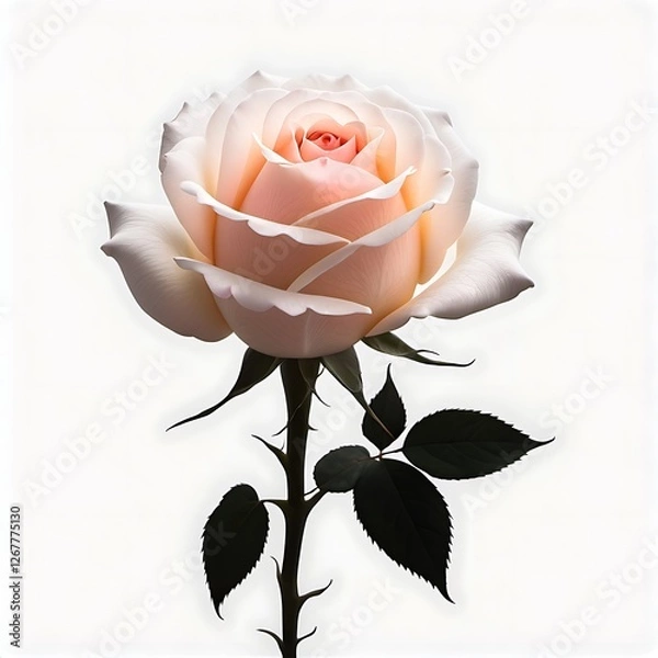 Obraz A delicate rose