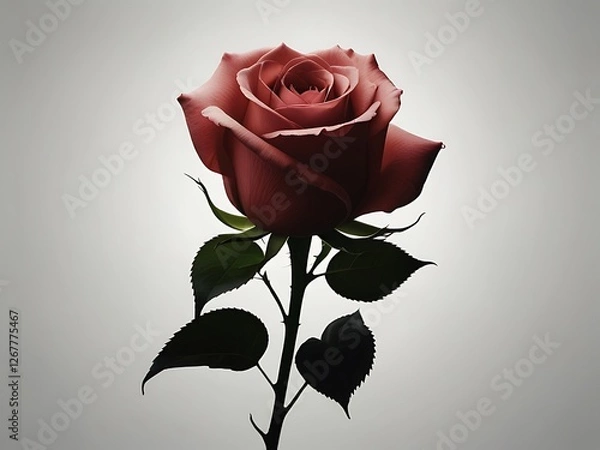 Obraz A delicate rose