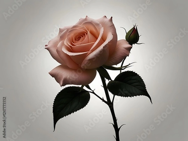 Obraz A delicate rose