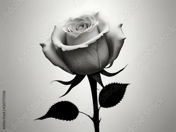 Obraz A delicate rose