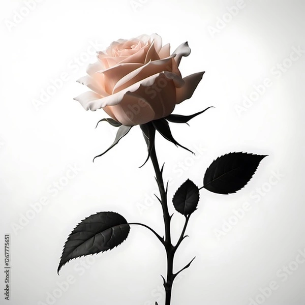 Obraz A delicate rose