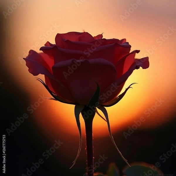 Obraz A delicate rose