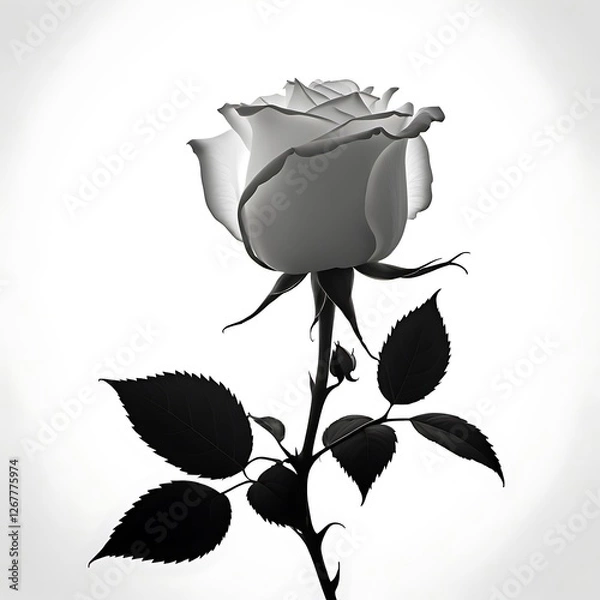 Obraz A delicate rose