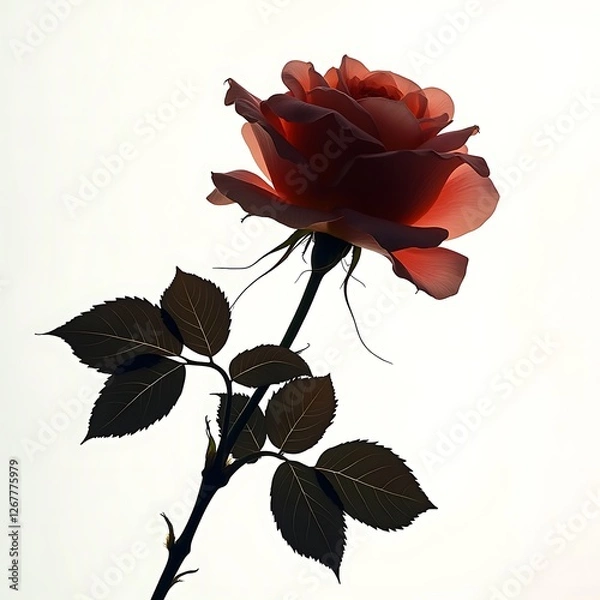 Obraz A delicate rose