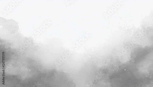 Fototapeta soft grey watercolor background gradient frame for text and design