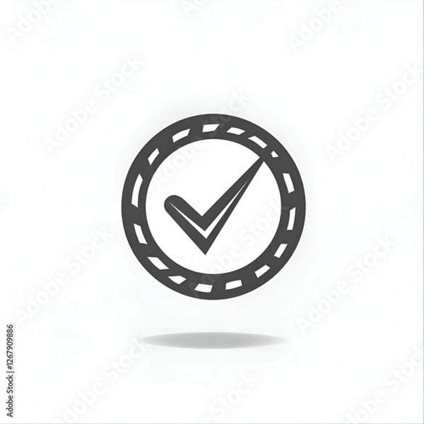 Fototapeta Check Mark Icon. Approval