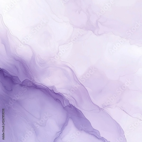 Obraz banner background for eyebrow tinting and shaping services. Soft purple gradient, transitioning from deep purple at the bottom to a light lavender at the top, with subtle white marble or watercolor te