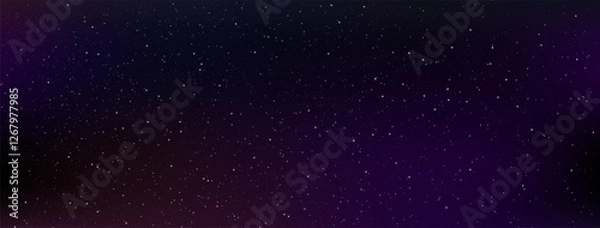 Fototapeta Star and star dust in deep universe. Abstract space background. Vector illustration.