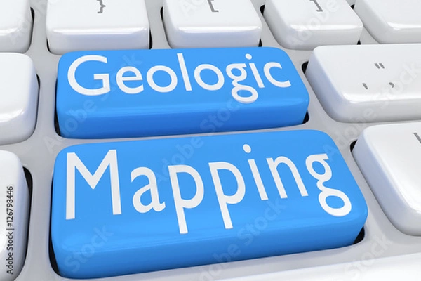 Fototapeta Geologic Mapping concept