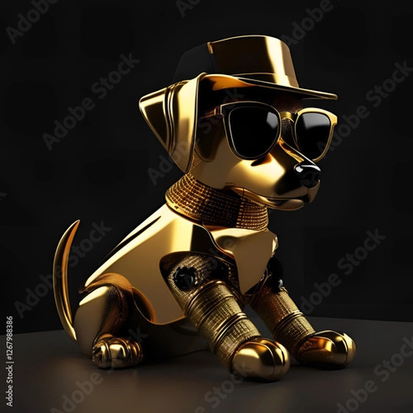 Fototapeta blue screen robot