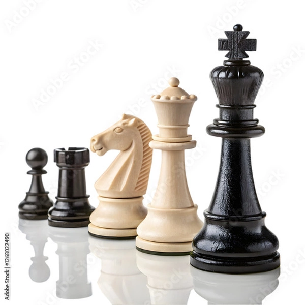 Fototapeta Classic chess board still life