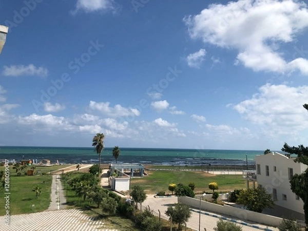 Fototapeta view from the beach