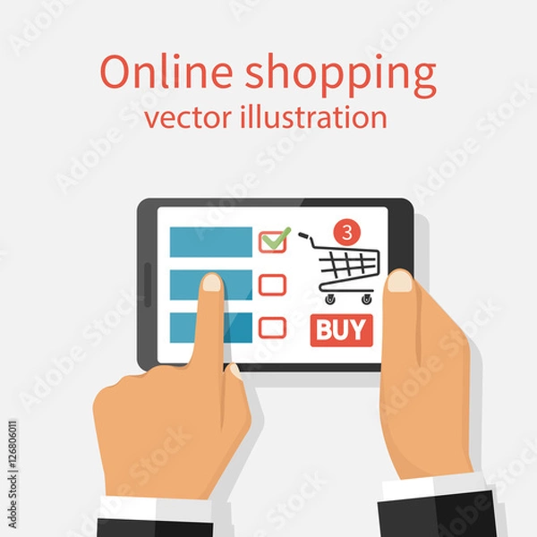 Obraz Online shopping concept.