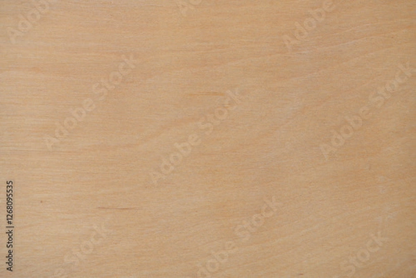 Fototapeta Birch plywood texture. Face veneer of birch plywood panel, pattern, background, close-up, high resolution.