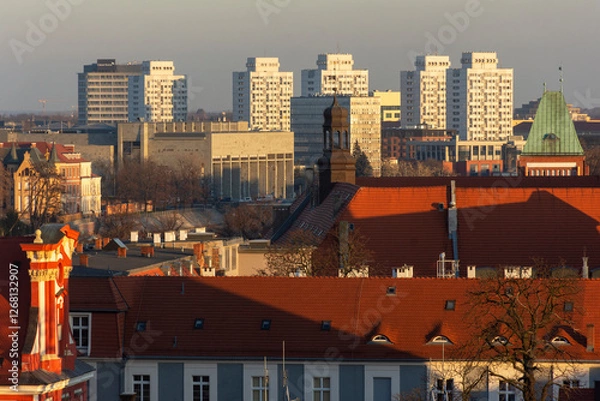 Obraz Wrocław - stara i nowa architektura