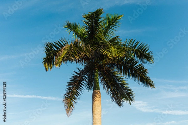 Obraz palm trees on the beach