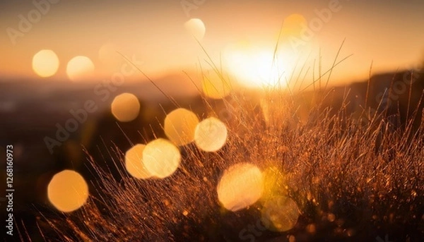 Obraz Golden Hour Bokeh for Soft and Dreamy Photography Effects
