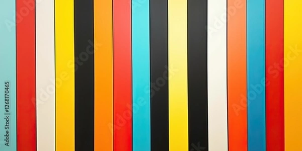 Fototapeta alternating thick and thin stripes in contrasting colors, perfect for bold graphic backgrounds.