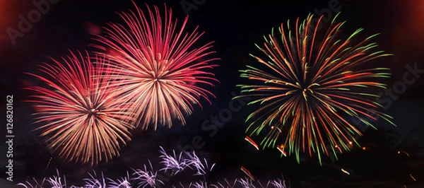 Fototapeta Firework display