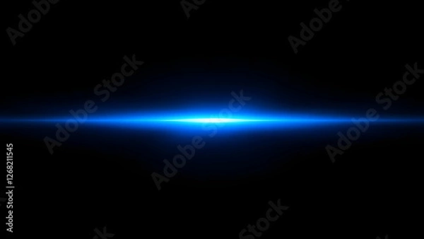 Fototapeta Abstract blue light rays create a dynamic backdrop with a sense of digital motion