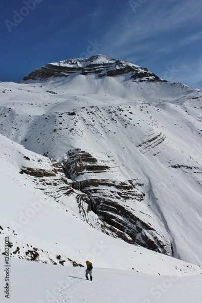 Obraz randonnée hivernale en Iran