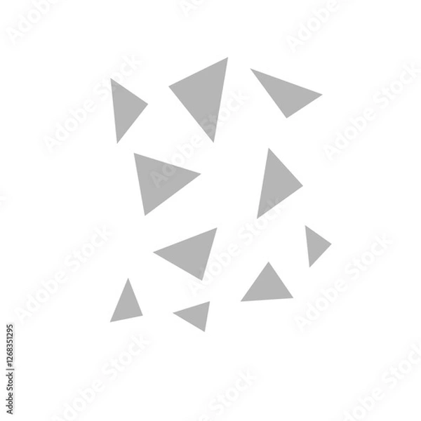 Fototapeta geometric triangle fraction pattern