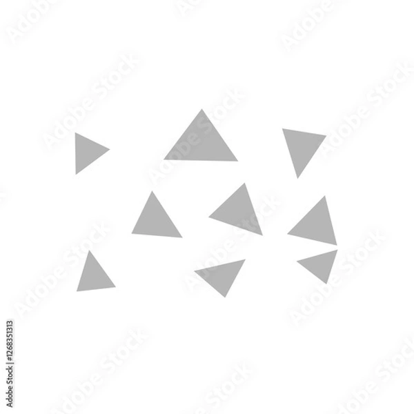 Fototapeta geometric triangle fraction pattern
