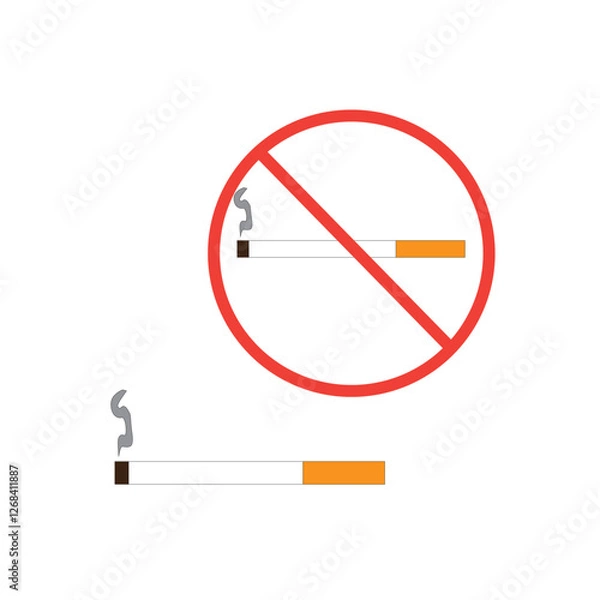Obraz cigarette vector icon design image