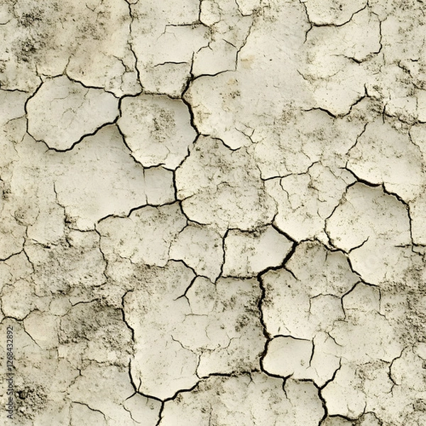 Obraz cracked concrete wall