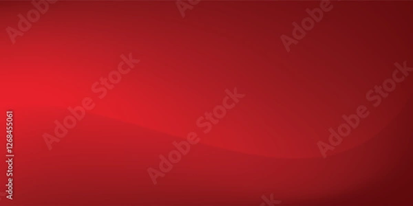 Obraz Abstract red gradient background, light and shadow on the backdrop with dimensions, hot tone wall with intense red modern arts