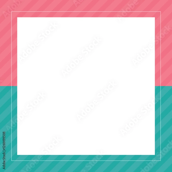 Fototapeta シンプルでおしゃれな正方形のフレーム