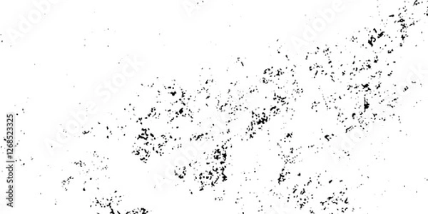 Fototapeta Abstract damage wall grunge dirt noise vintage distressed ink paint overlay background. isolated concrete surface messy dust retro cracked texture.