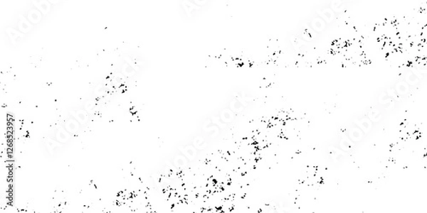 Fototapeta Abstract damage wall grunge dirt noise vintage distressed ink paint overlay background. isolated concrete surface messy dust retro cracked texture.