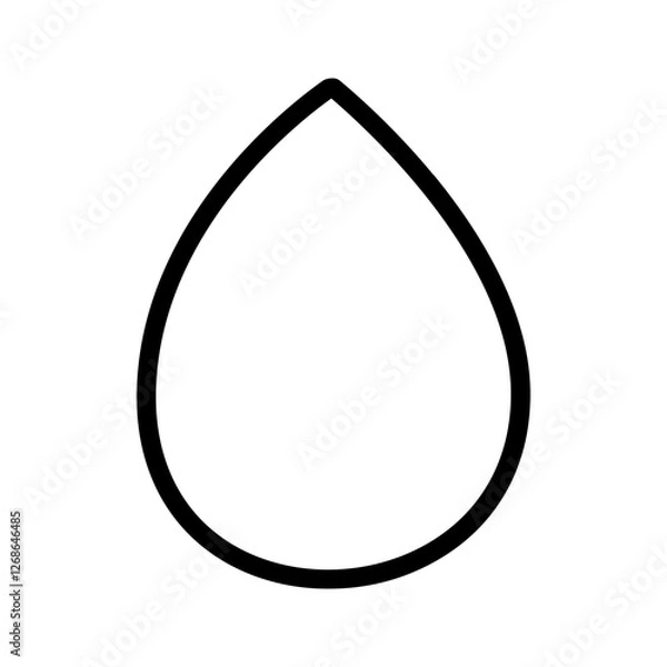 Fototapeta Raindrop Icon