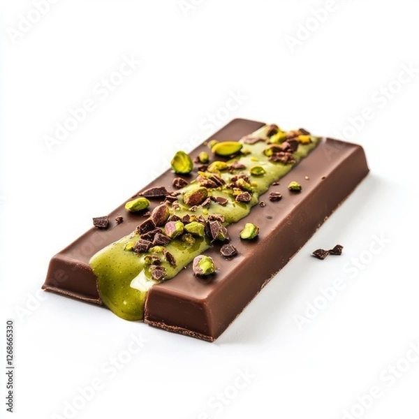 Fototapeta chocolate bar with nuts