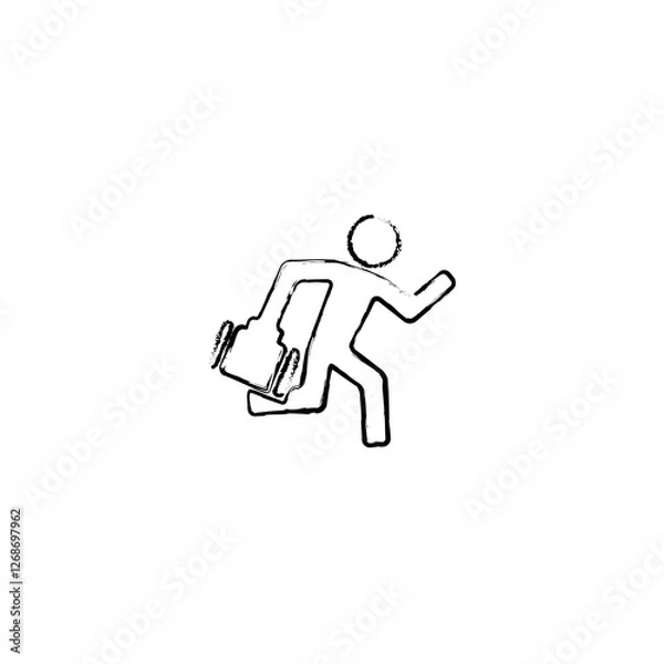 Obraz Job and work running late