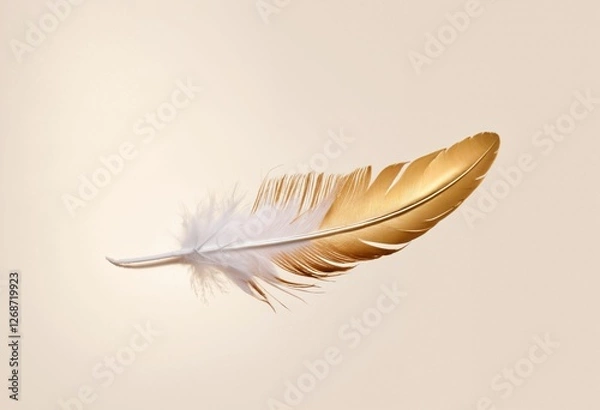 Fototapeta Abstract Feather Symphony: Colorful 3D Fluff in Motion - High-Quality Stock Art for Interior Decor, Graphic Design, and Creative Visuals Projects.