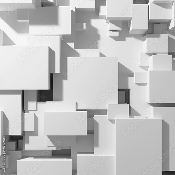 Fototapeta Cubes of different sizes