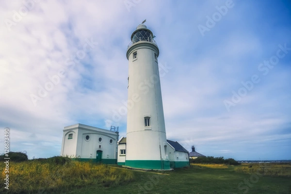 Fototapeta Hurst Point Lighthouse and Hurst Castle