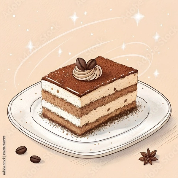 Obraz tiramisu