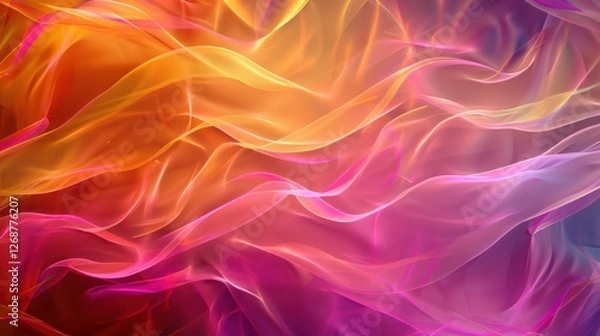 Fototapeta A mesmerizing liquid fluid art background with flowing colors and 3D depth. for creative design.